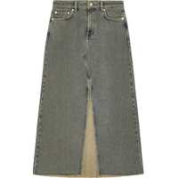 Fuste casual Denim Skirt With Maxi Frontal Split Femei