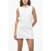 Rochii scurte Dior Dama - Rochii scurte Dior Stretchy Star Minidress With Half Zip White Femei (BM 19436567) - B-mall.ro