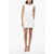 Dior Stretchy Star Minidress With Half Zip White