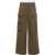 Alexander Wang Cotton Cargo Pants With Logo Band Green