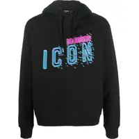 Bluze de trening Icon Fleeced Cotton Cool Fit Hoodie With Printed Logo Barbati