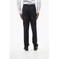 Pantaloni eleganti pentru Barbati - Pantaloni eleganti CORNELIANI Virgin Wool Pants With Hidden Closure Blue Barbati (BM 19436609) - B-mall.ro