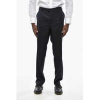 Pantaloni eleganti Virgin Wool Pants With Hidden Closure Barbati