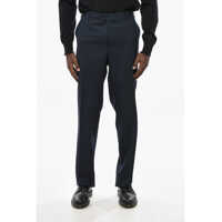 Pantaloni casual Virgin Wool And Cotton Pants With Raw-Cut Bottom Barbati