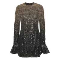 Rochii Rotate Birger Christensen Degradé Sequin Dress With Flared Skirt Femei
