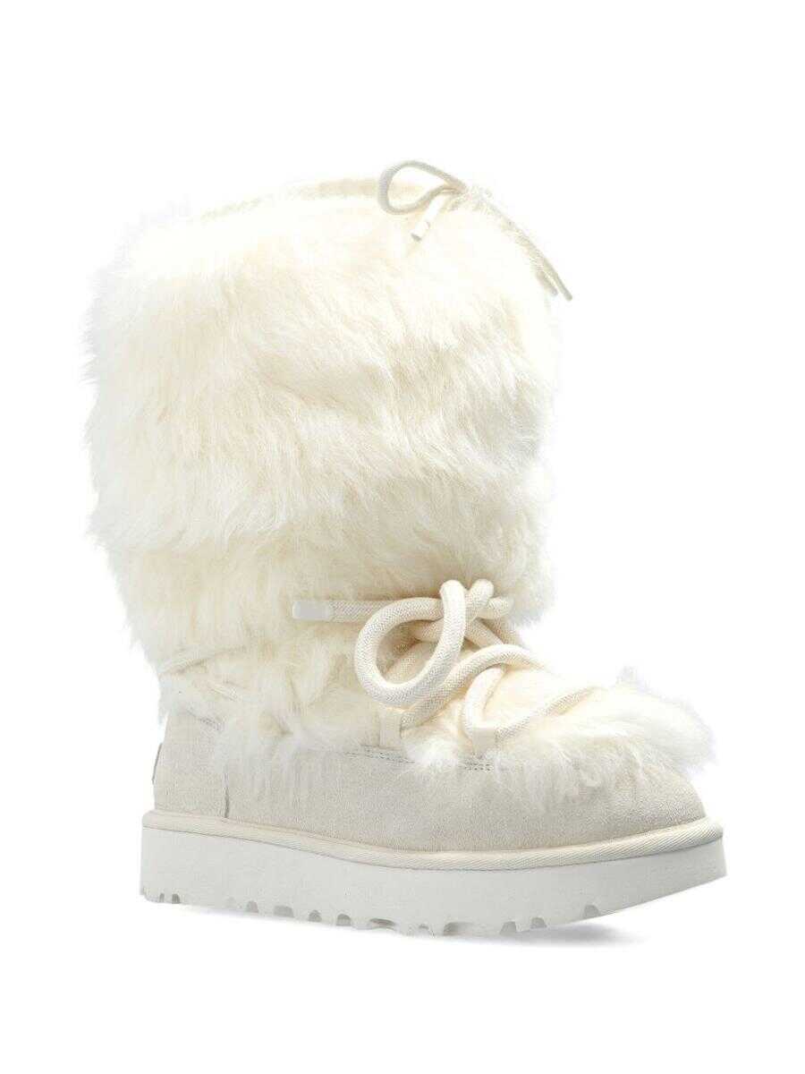 Pantofi UGG UGG Flat Shoes WHITE Femei (BM 19437363) 2