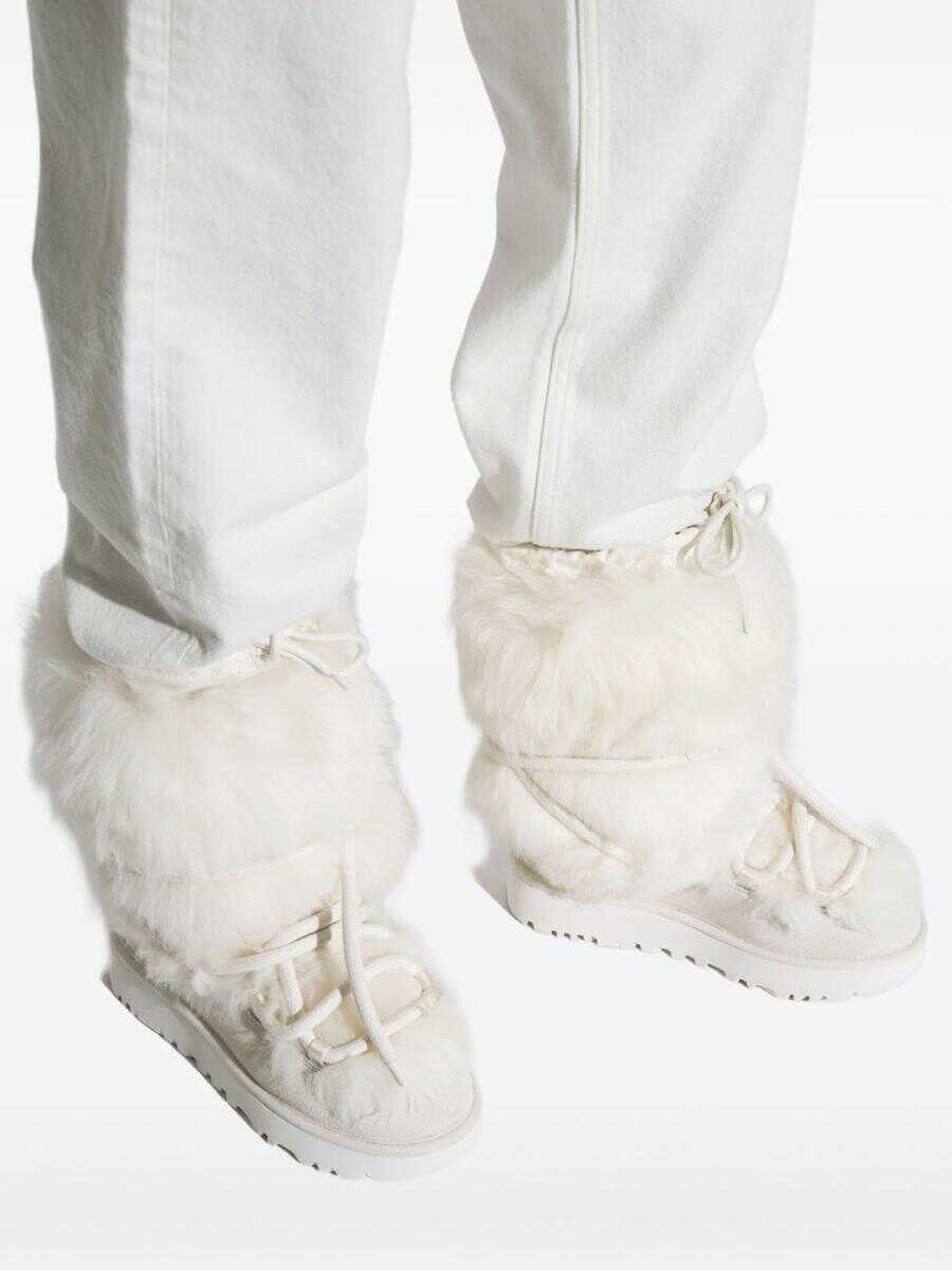 Pantofi UGG UGG Flat Shoes WHITE Femei (BM 19437363) 4