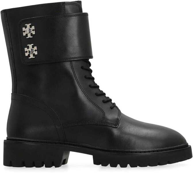 Bocanci Tory Burch Tory Burch Turnlock Ankle Boots In Leather Black Femei (BM 19437462) 2