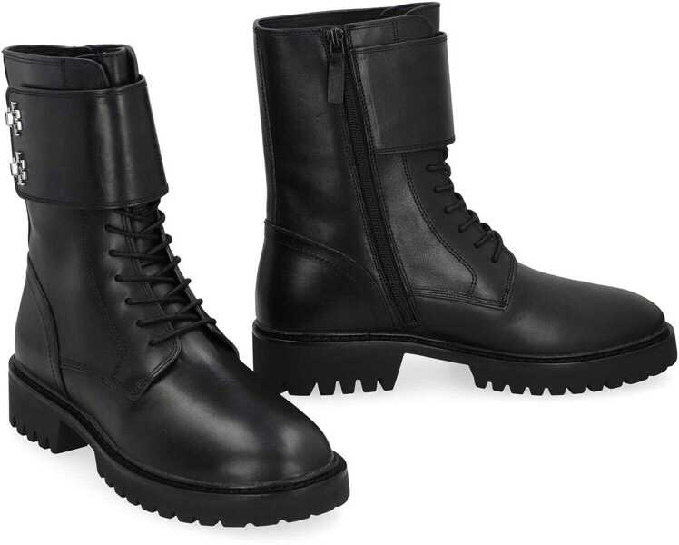 Bocanci Tory Burch Tory Burch Turnlock Ankle Boots In Leather Black Femei (BM 19437468) 3