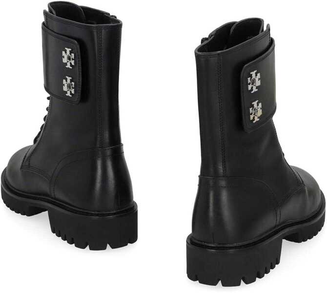 Bocanci Tory Burch Tory Burch Turnlock Ankle Boots In Leather Black Femei (BM 19437468) 4