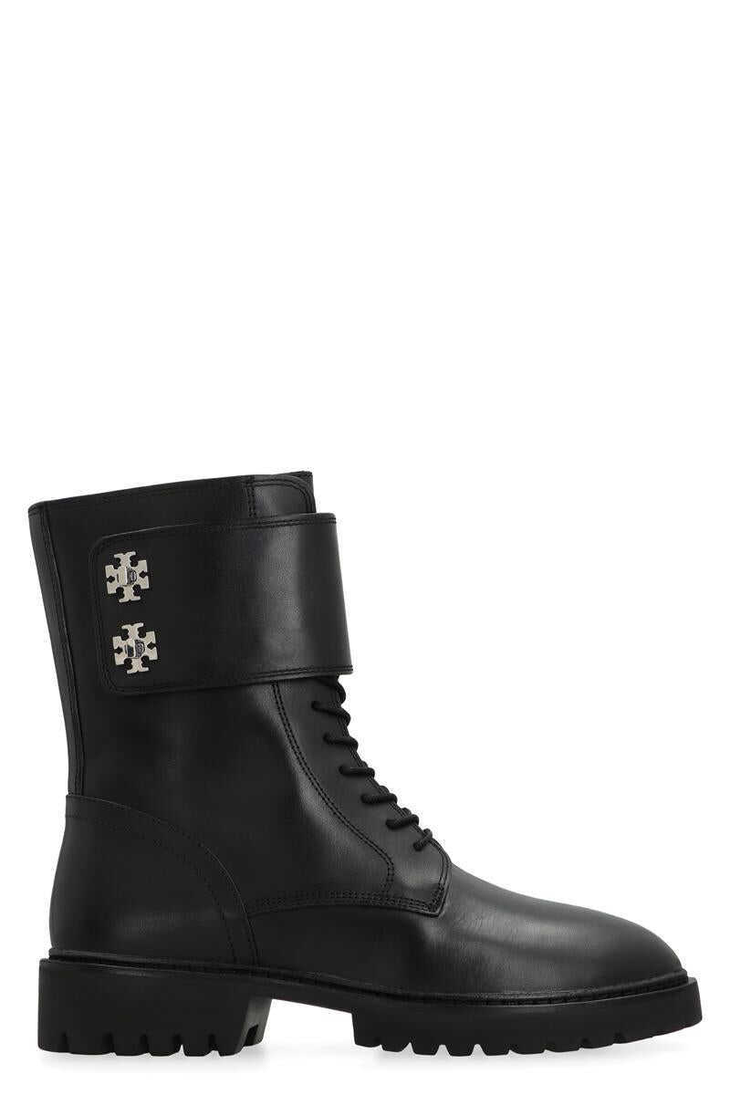 Bocanci Tory Burch Tory Burch Turnlock Ankle Boots In Leather Black Femei (BM 19437468) 1