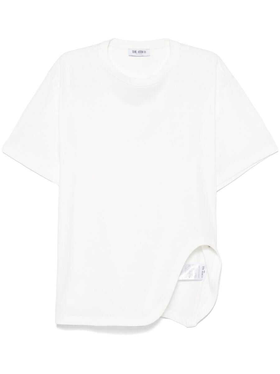 Tricouri THE ATTICO The Attico Jersey T-Shirt WHITE Femei (BM 19437666) 1