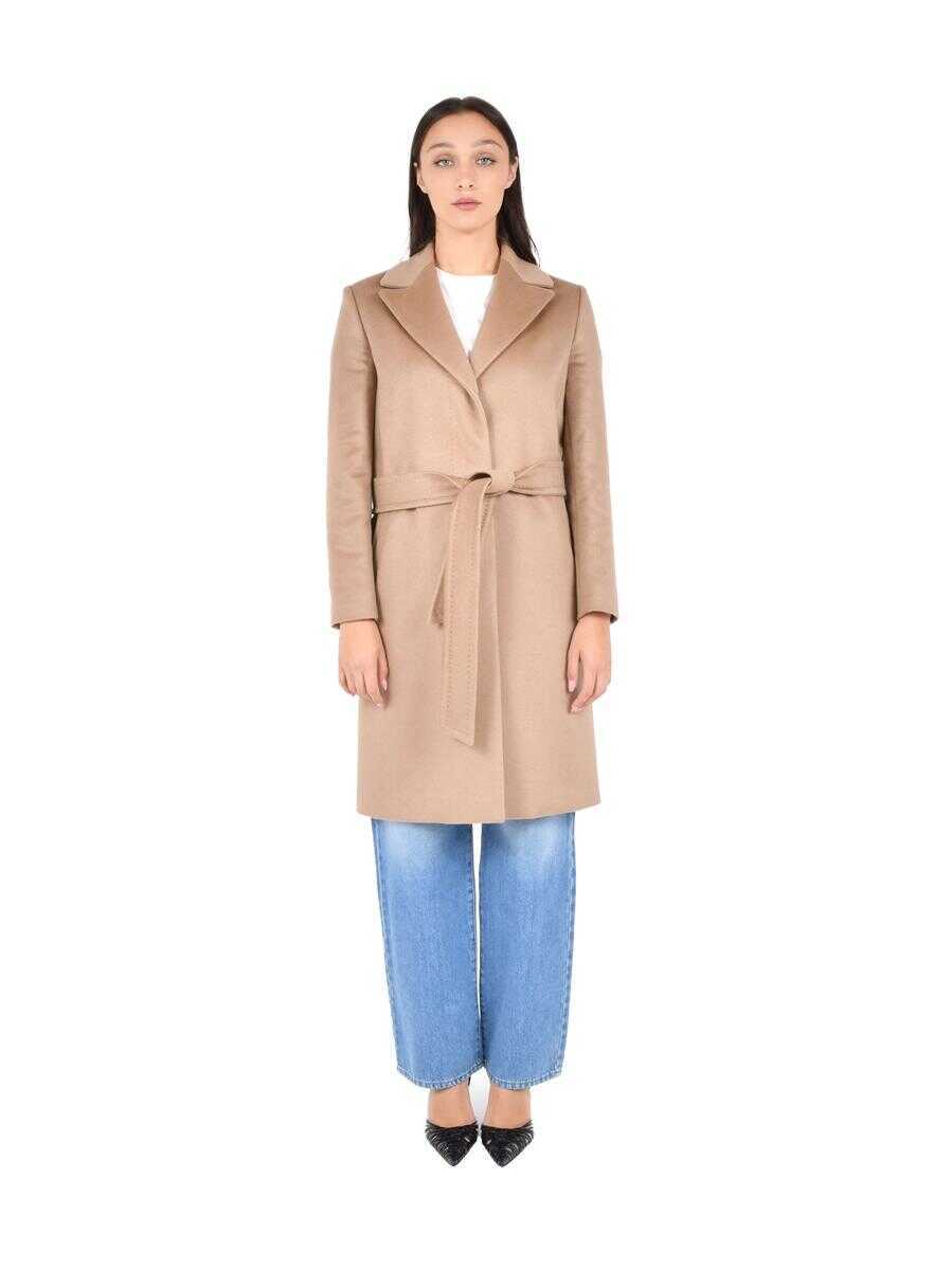 Paltoane Max Mara Max Mara Studio Nuevo Coat Beige Femei (BM 19437729) 1