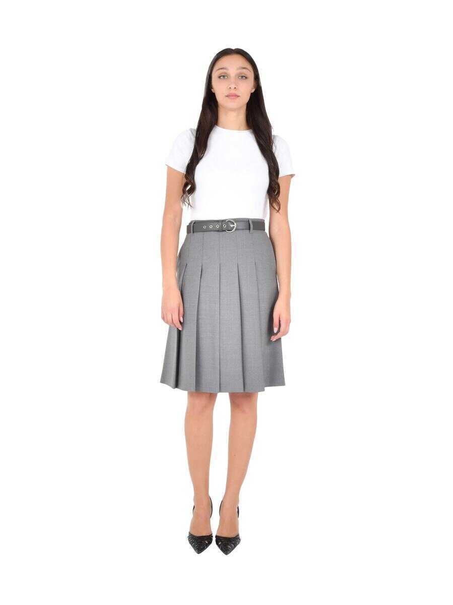 Fuste Max Mara Max Mara Studio Skirt GREY Femei (BM 19437750) 1