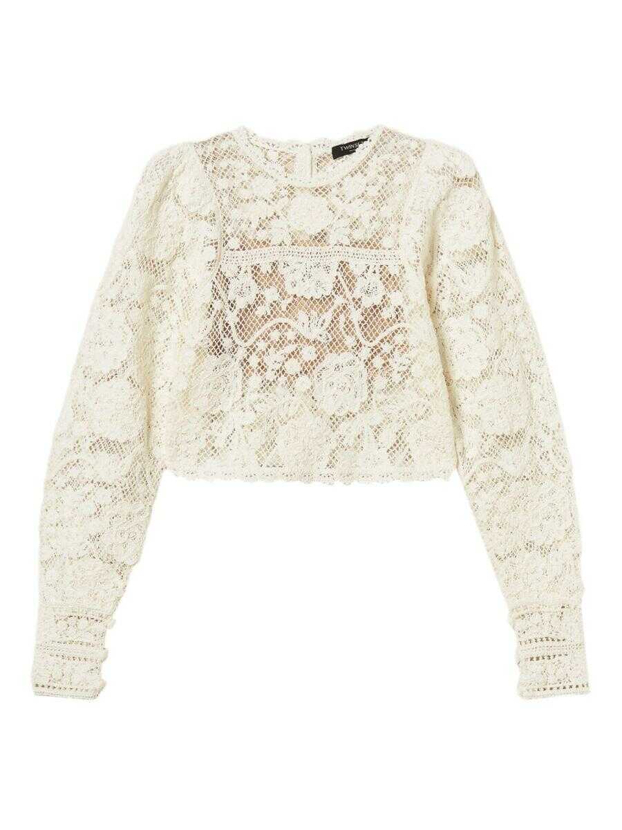Pulovere TWINSET Twinset Sweaters White Femei (BM 19437795) 1