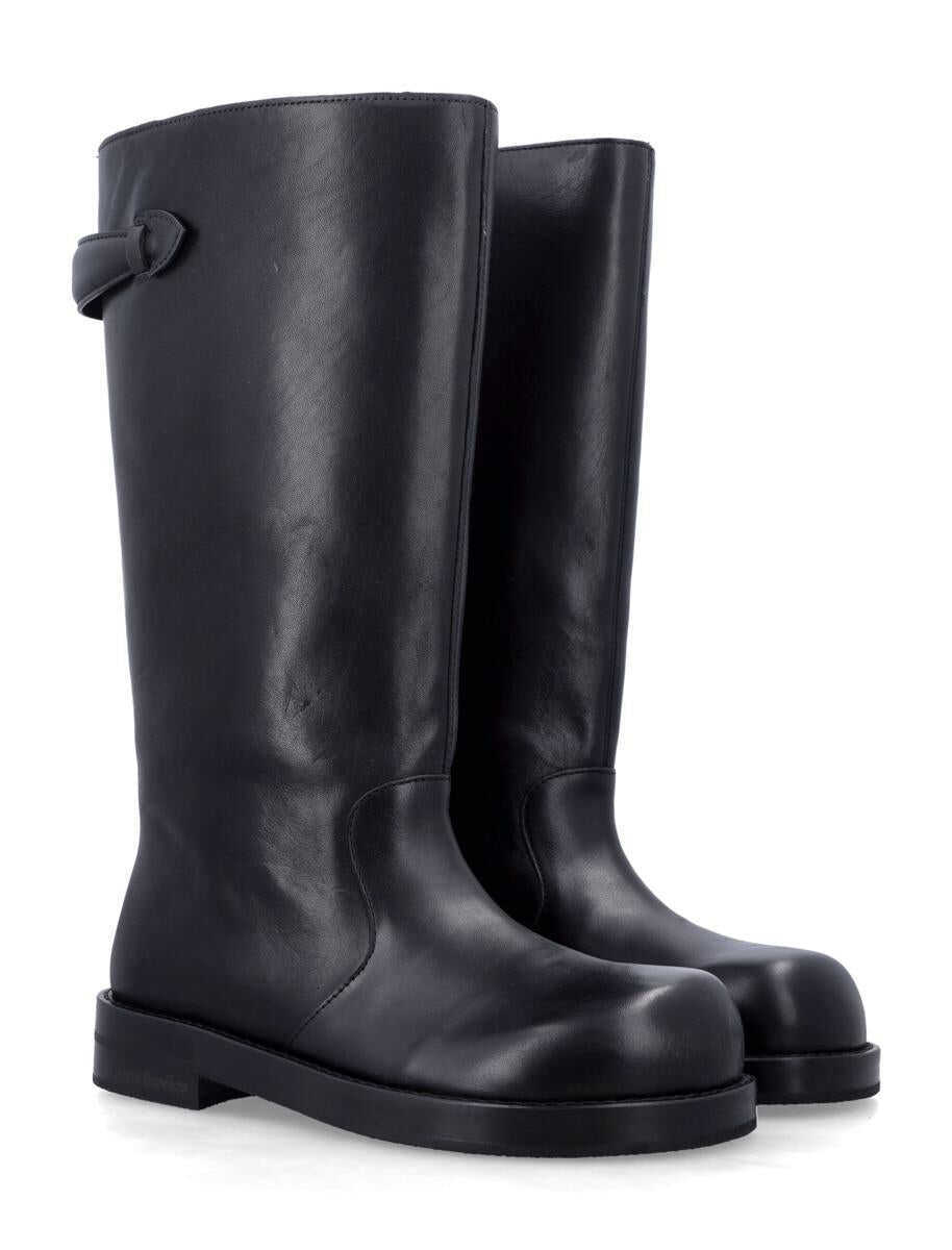 Pantofi cu toc Acne Studios Acne Studios Leather Boots Black Femei (BM 19437819) 2