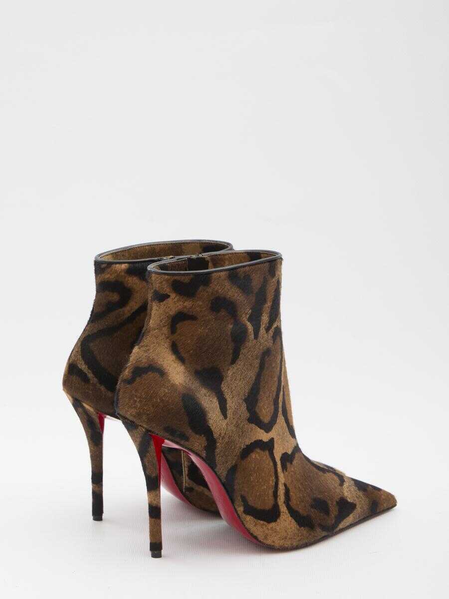 Bocanci Christian Louboutin Miss Z Booty BROWN Femei (BM 19438017) 3