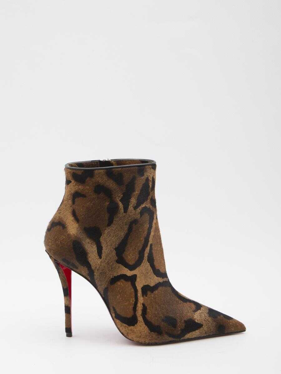 Bocanci Christian Louboutin Miss Z Booty BROWN Femei (BM 19438017) 1