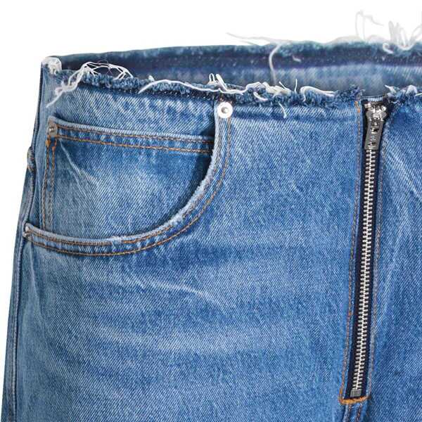 Blugi Alexander Wang Alexander Wang Jeans VINTAGE MARBLED BLUE Femei (BM 19438041) 4