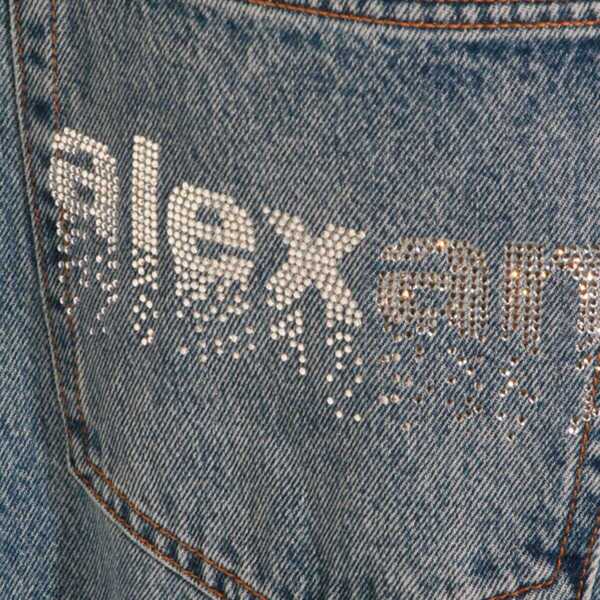 Blugi Alexander Wang Alexander Wang Vintage Light Indigo Cotton Jeans VINTAGE LIGHT INDIGO Femei (BM 19438044) 4