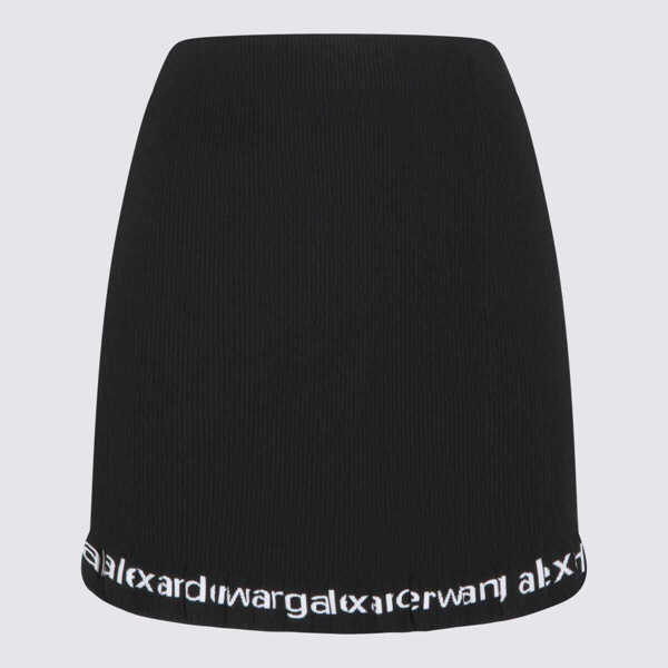 Fuste Alexander Wang Alexander Wang Black Cotton Skirt Black Femei (BM 19438053) 1
