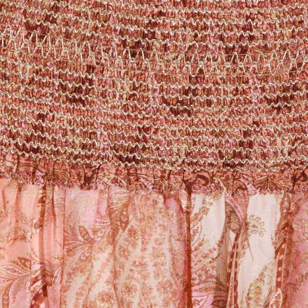 Fuste ZIMMERMANN Zimmermann Burgundy Silk Skirt TAPESTRY BURGUNDY MULTI Femei (BM 19438122) 3