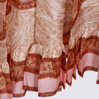 Fuste Dama - Fuste ZIMMERMANN Zimmermann Burgundy Silk Skirt TAPESTRY BURGUNDY MULTI Femei (BM 19438122) - B-mall.ro