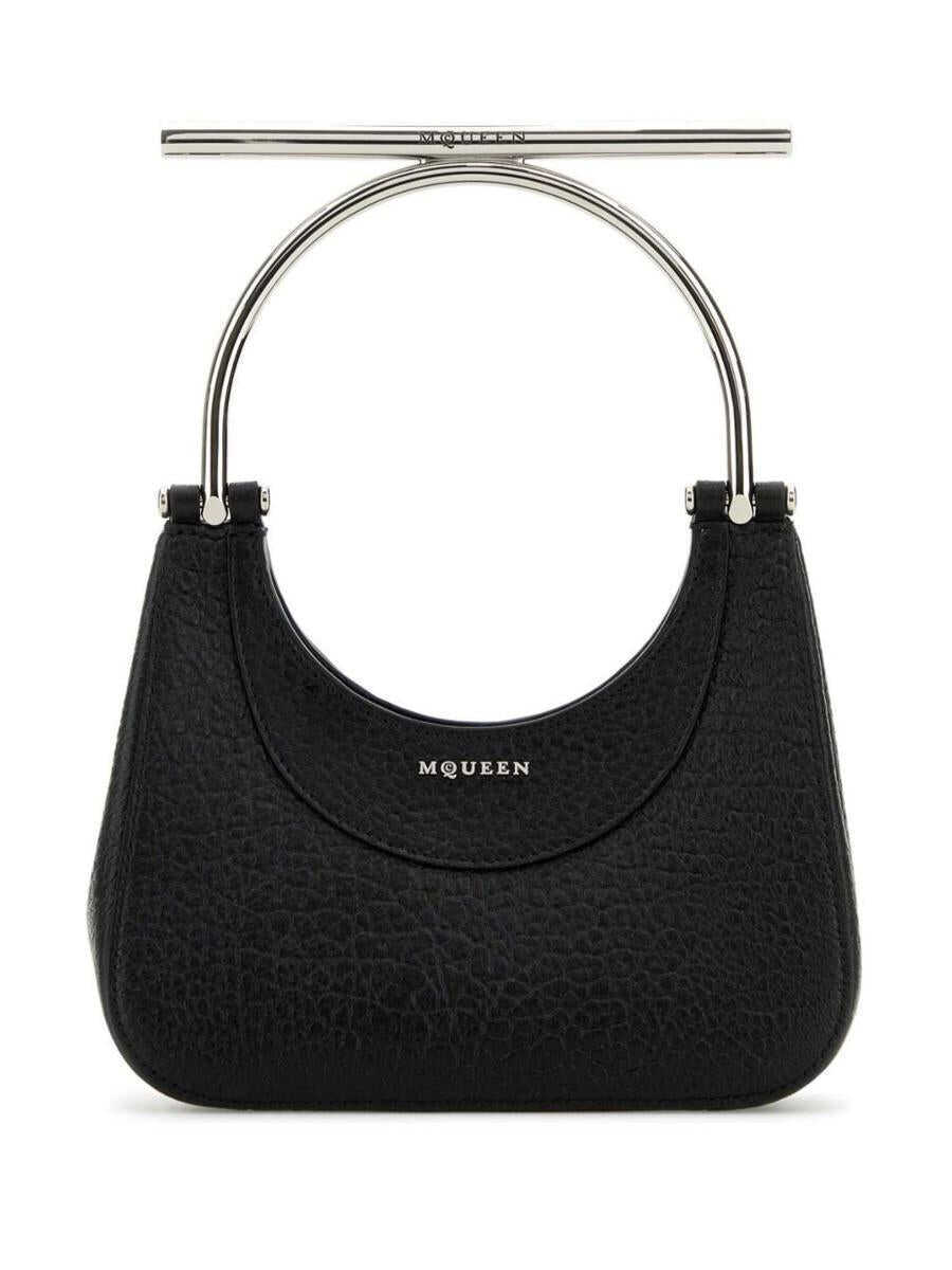 Genti de mana Alexander McQueen Alexander McQueen Alexander McQueen T-Bar Mini Handbag Black Femei (BM 19438383) 1