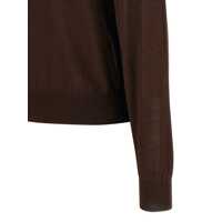 Pulovere Saint Laurent Dama - Pulovere Saint Laurent Saint Laurent Turtleneck Sweater Dropped Shoulders BROWN Femei (BM 19438440) - B-mall.ro