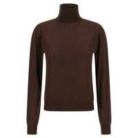 Pulovere Saint Laurent Turtleneck Sweater Dropped Shoulders Femei