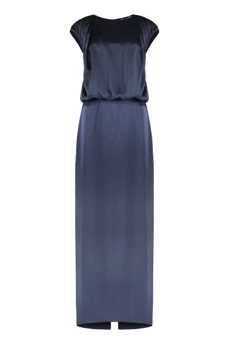 Rochii Les Filles DEva Les Filles DEva I Live In Satin BLUE Femei (BM 19438494) 1