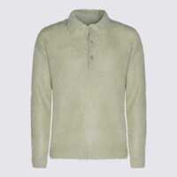 Pulovere Auralee Light Green Mohair Knitwear Barbati