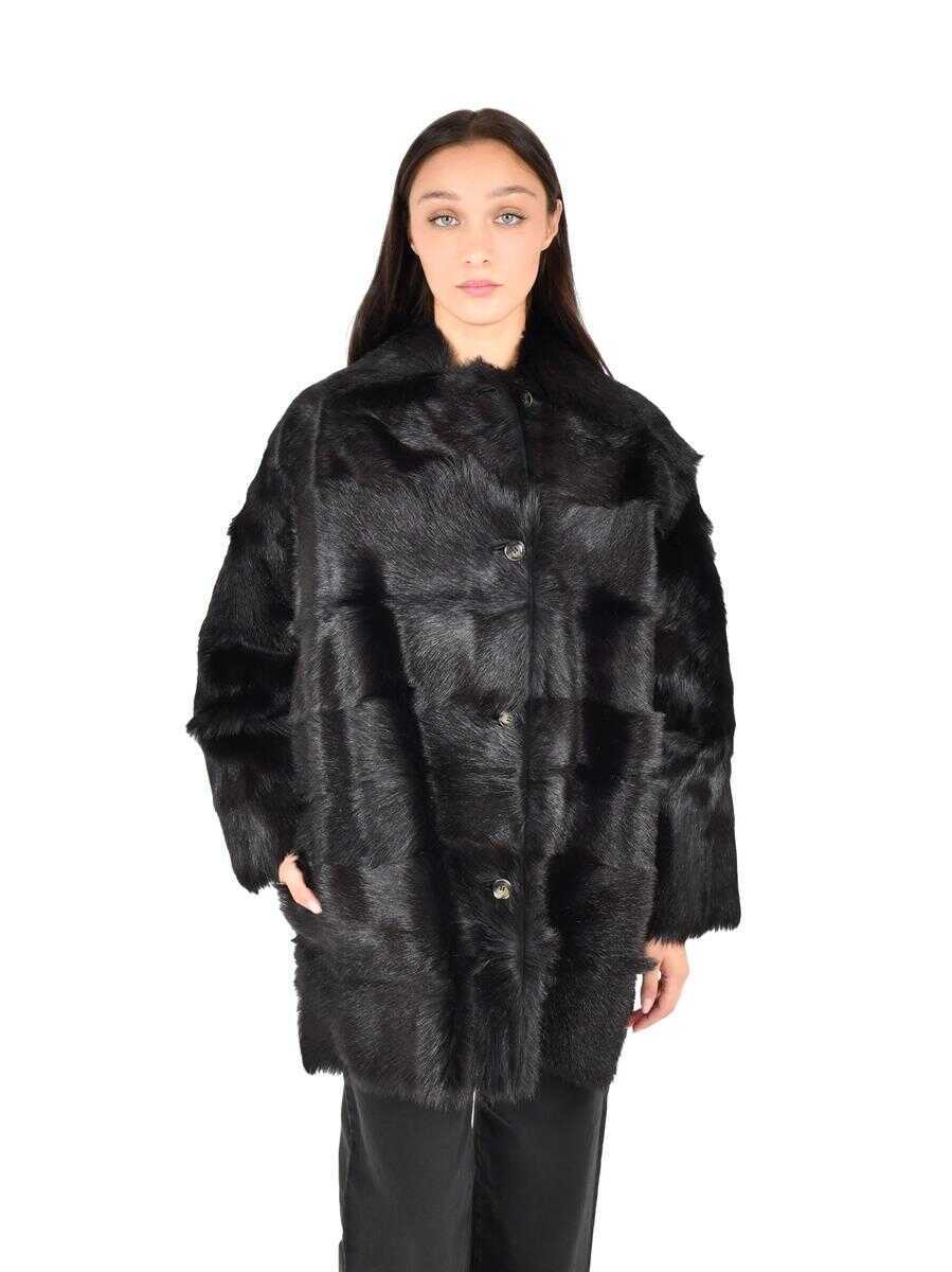 Geci Alberta Ferretti Alberta Ferretti Fur Black Femei (BM 19438605) 1