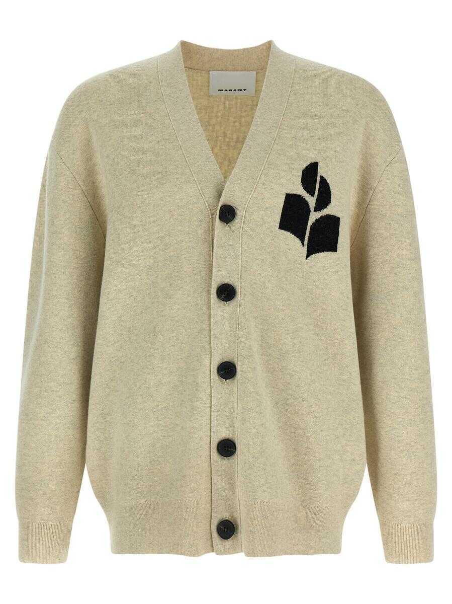 Cardigane Isabel Marant Isabel Marant Curtis Cardigan GRAY Barbati (BM 19438875) 1