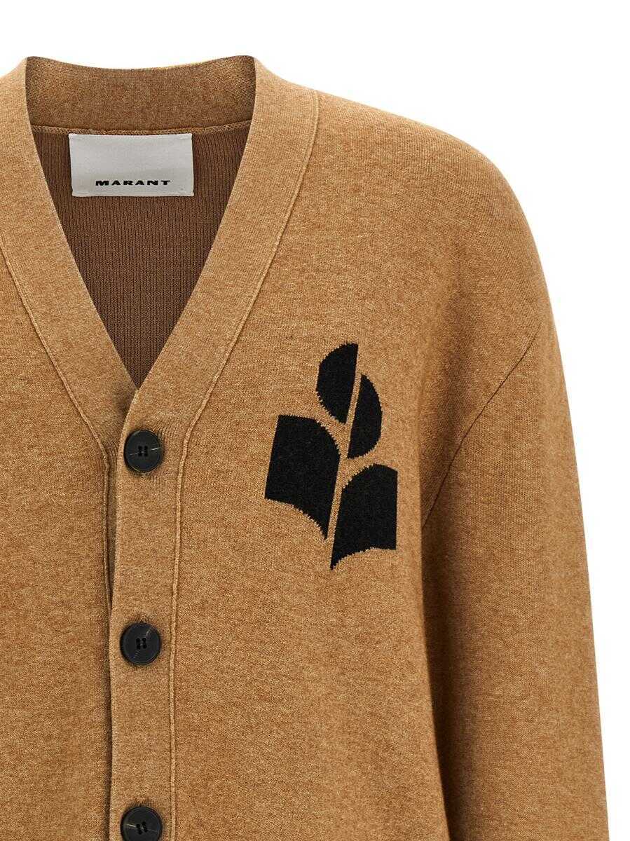 Cardigane Isabel Marant Isabel Marant Curtis Cardigan Beige Barbati (BM 19438878) 3