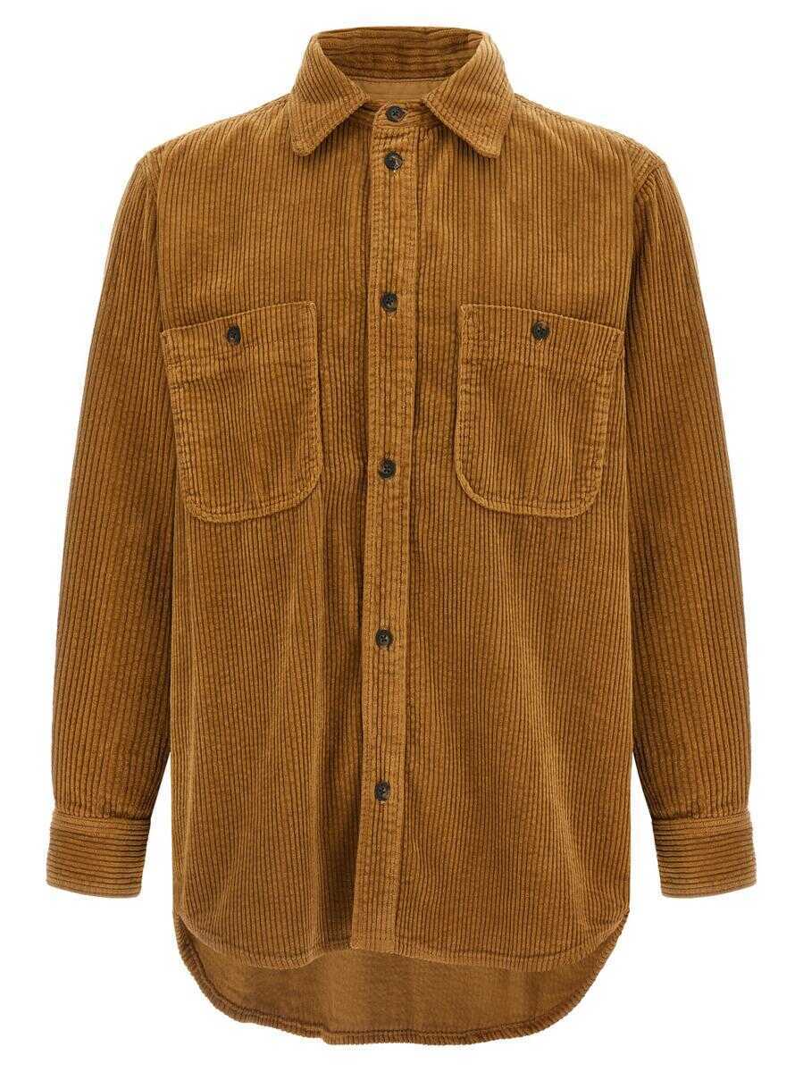 Geci Isabel Marant Isabel Marant Nario Overshirt Beige Barbati (BM 19438908) 1