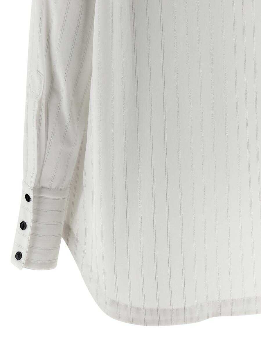 Camasi LE TWINS Le Twins Daniel Shirt WHITE Femei (BM 19439040) 4