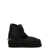 Mou Mou 'Eskimo 18 Rhinestone Logo' Ankle Boots Black