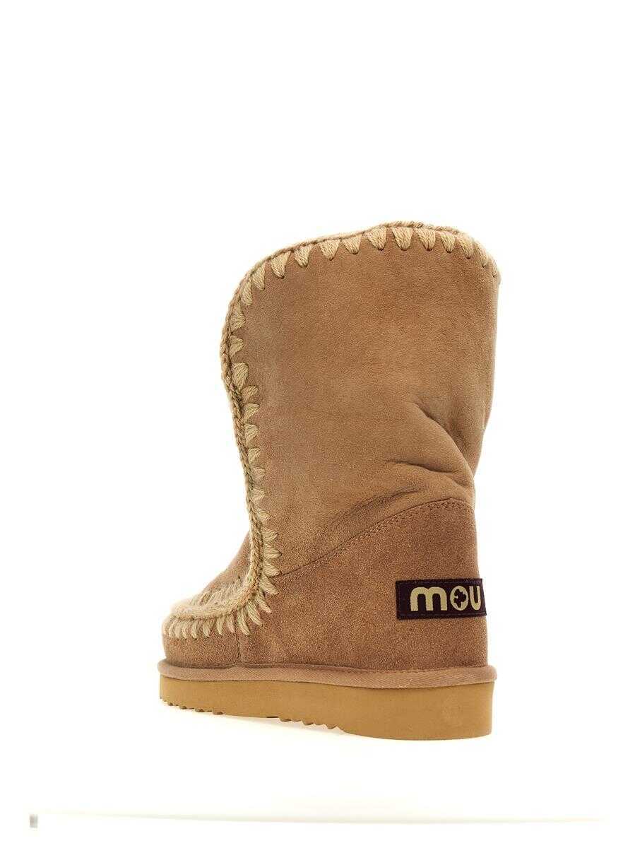 Bocanci Mou Mou Eskimo 24 Ankle Boots  Beige Femei (BM 19439391) 3