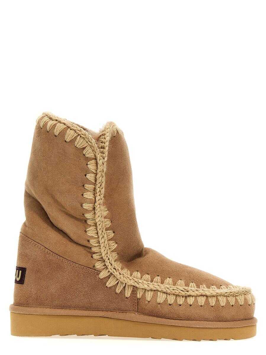 Bocanci Mou Mou Eskimo 24 Ankle Boots  Beige Femei (BM 19439391) 1
