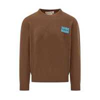 Pulovere Marni Blue Patch Sweater Marni Barbati