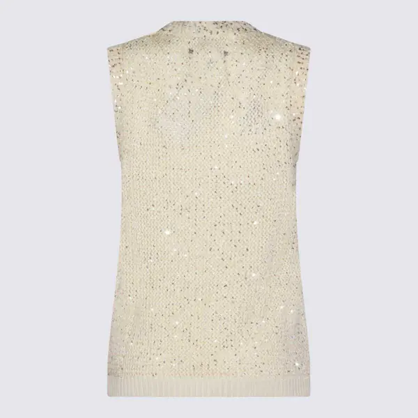 Pulovere Golden Goose Golden Goose Sweaters HERITAGE WHITE Femei (BM 19439556) 3