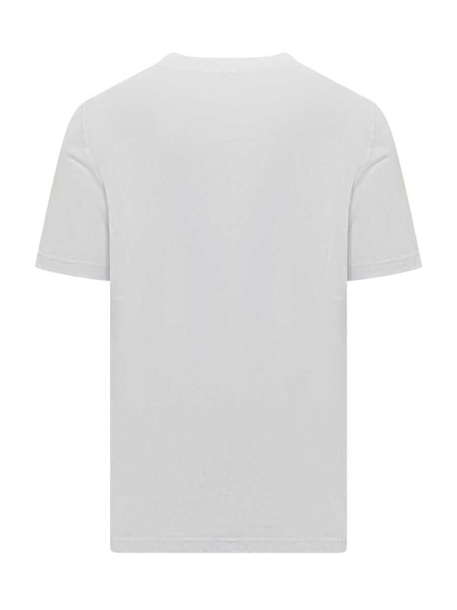 Tricouri Marni Marni Marni Logo Check T-Shirt WHITE Barbati (BM 19439694) 2