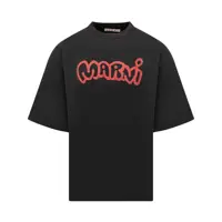Tricouri Marni T-Shirt With Marni Logo Barbati