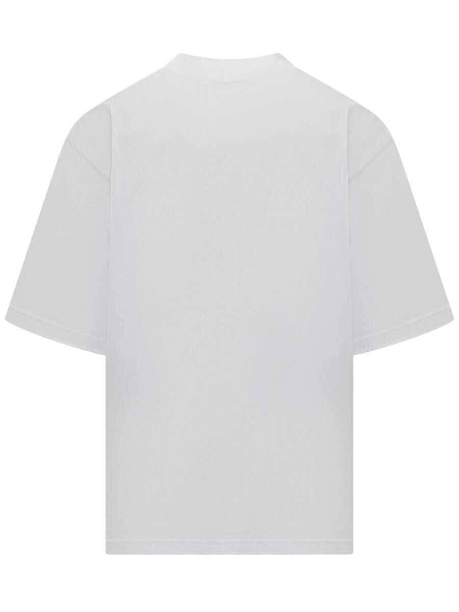 Tricouri Marni Marni T-Shirt With Marni Logo WHITE Barbati (BM 19439703) 2