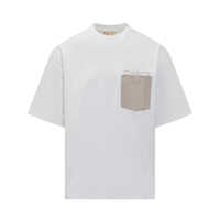 Tricouri Marni Marni T-Shirt With Contrast Pocket Barbati