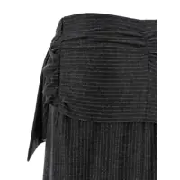 Fuste Isabel Marant Dama - Fuste Isabel Marant Isabel Marant Reilly Midi Skirt GRAY Femei (BM 19439784) - B-mall.ro