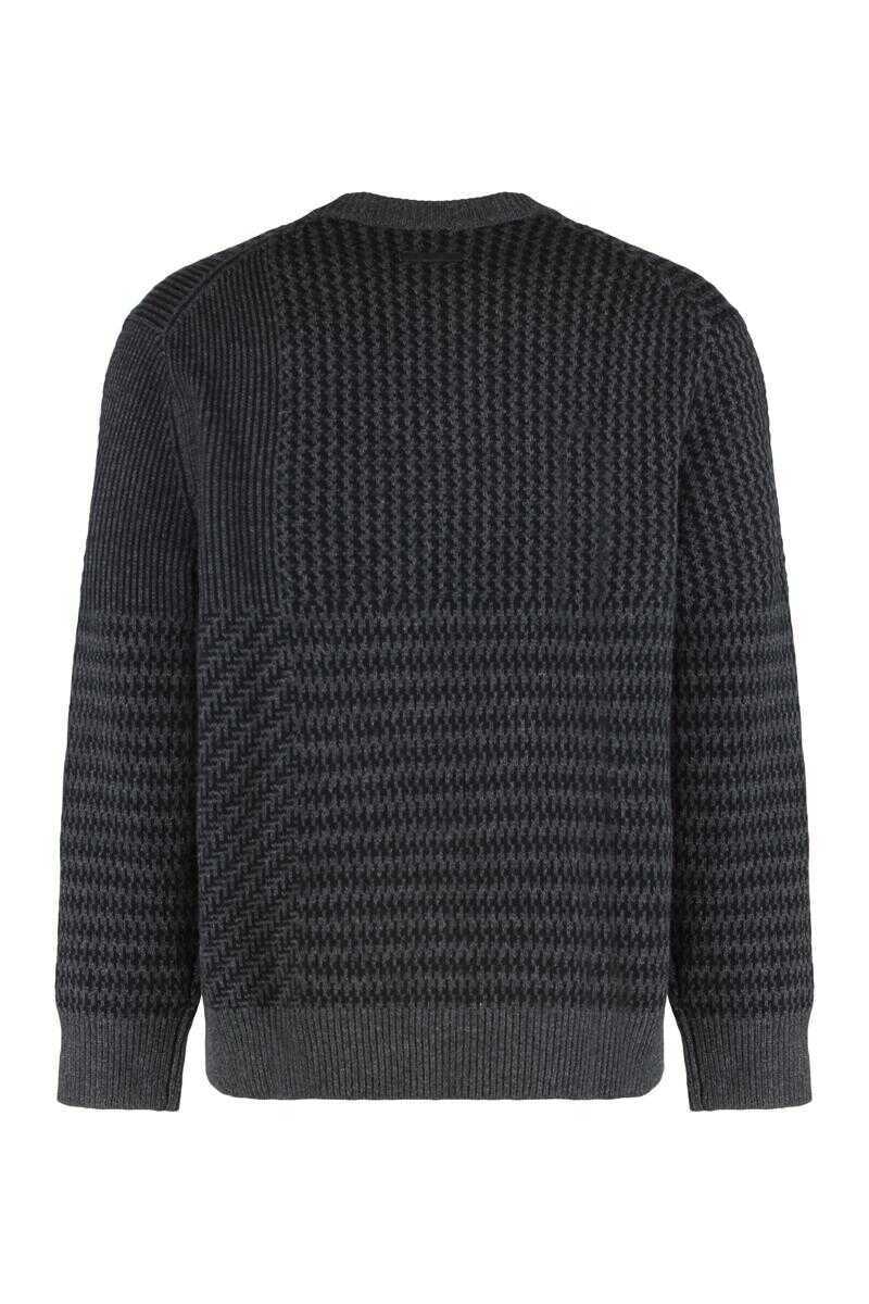 Pulovere Calvin Klein Calvin Klein Sweater With Round Neck In Wool Blend GREY Barbati (BM 19439976) 2