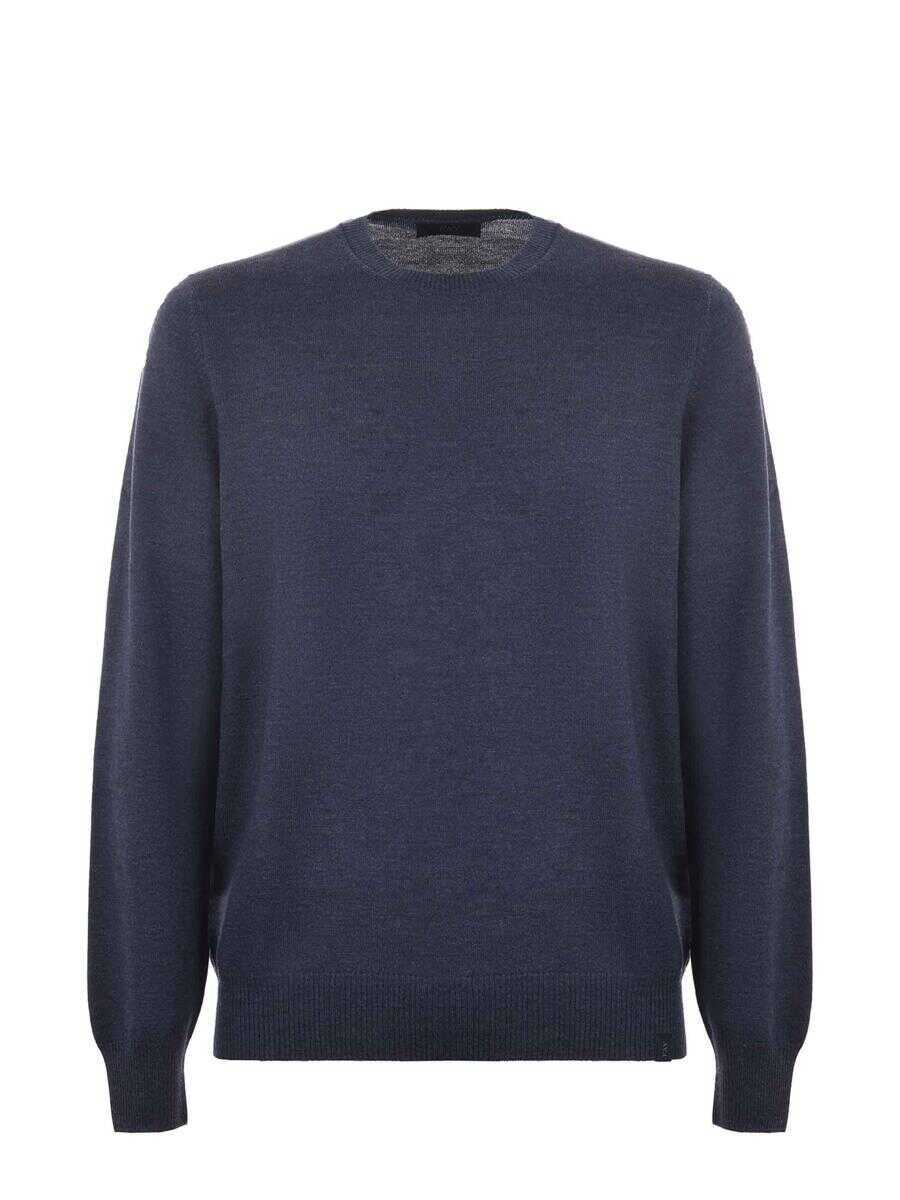 Pulovere Fay Fay  Sweaters BLU MELANGE Barbati (BM 19440318) 1