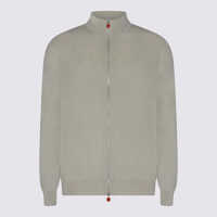 Pulovere Kiton Light Green Cashmere Knitwear Barbati